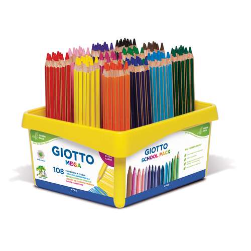 GIOTTO Mega Farbstifte Schulbox