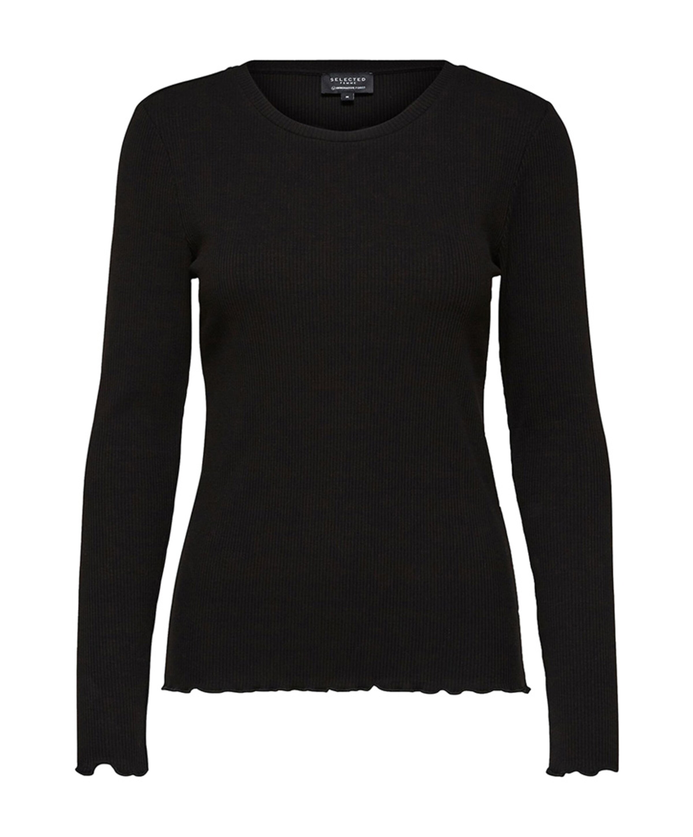 Selected Dames longsleeve zwart