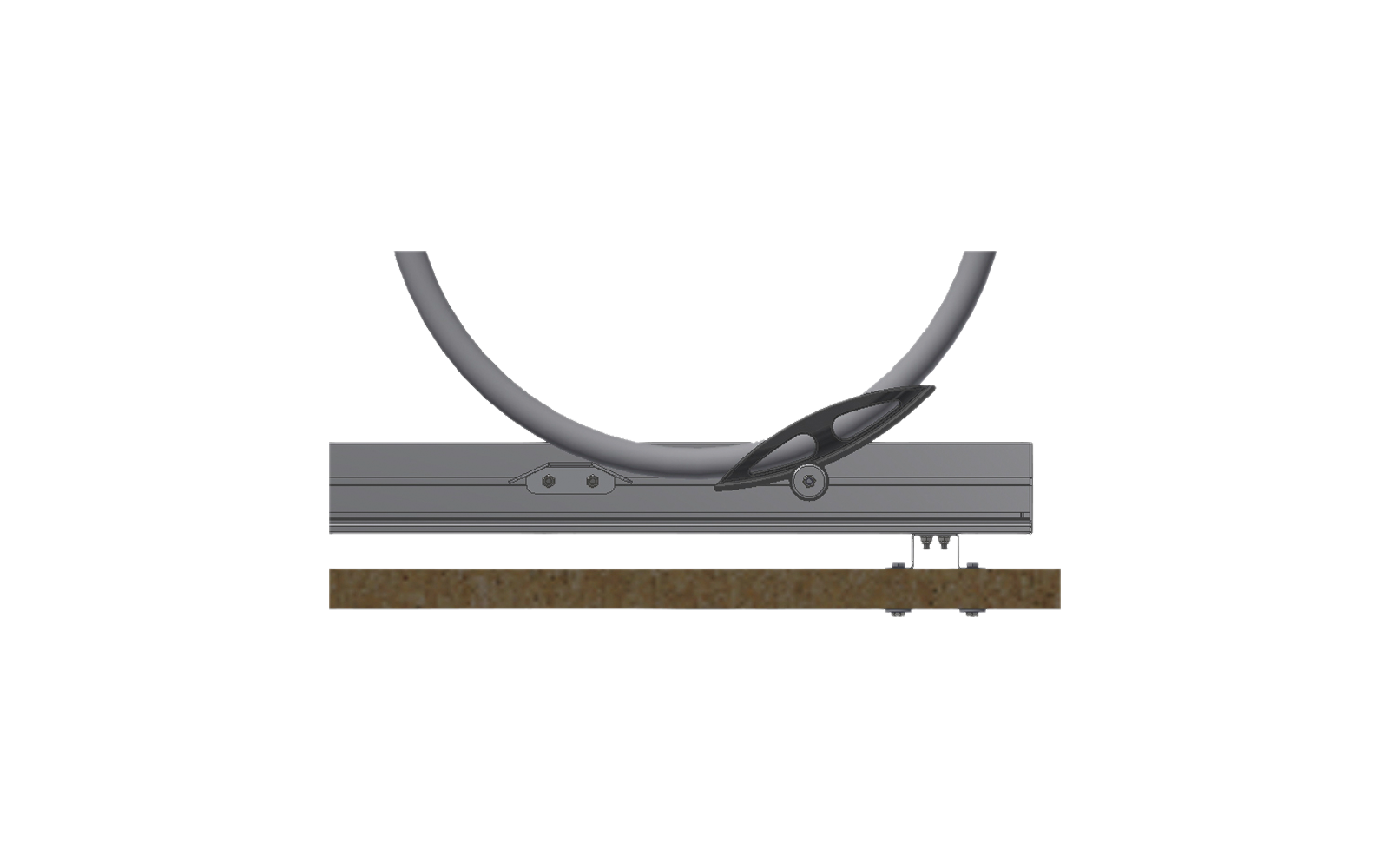 Weih-tec Slide Move HG-250 Fahrradträger für Heckgarage 2 Fahrräder