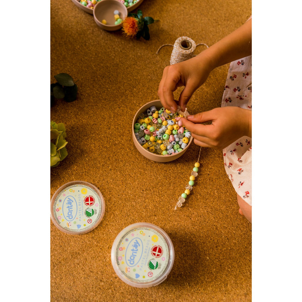 Køb Dantoy Mixed Colours Pastel Perler | Luksusbaby