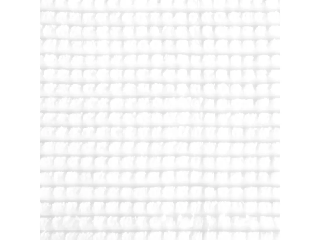 Tapis de Salle de bain Blanc chenille 50 x 80 cm