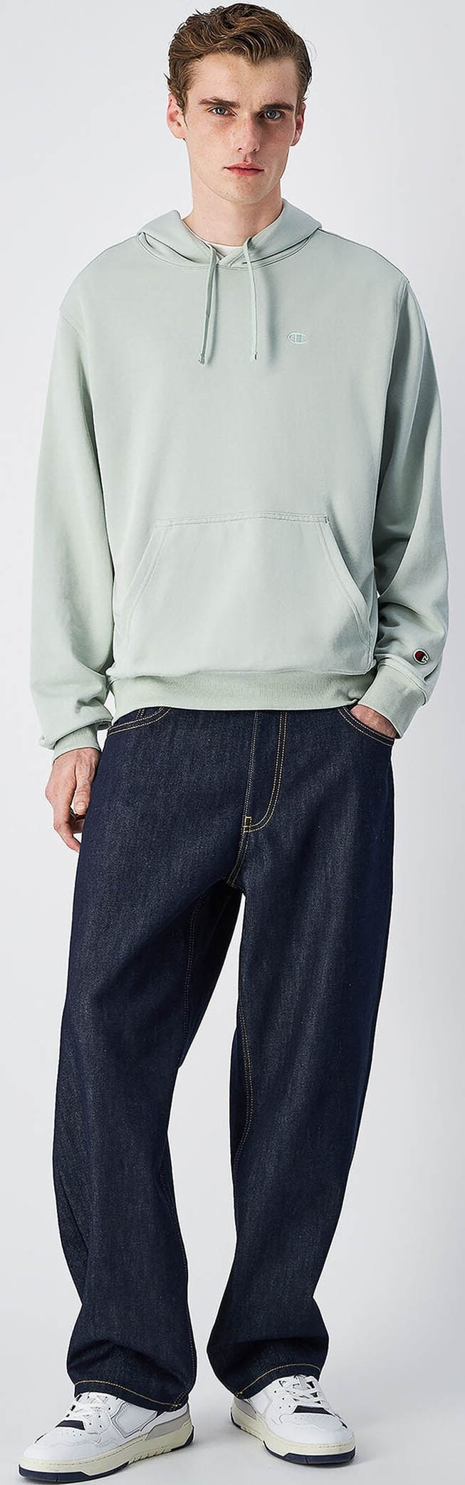 Tonal Icons Hooded Sweatshirt Herre Clever Sage