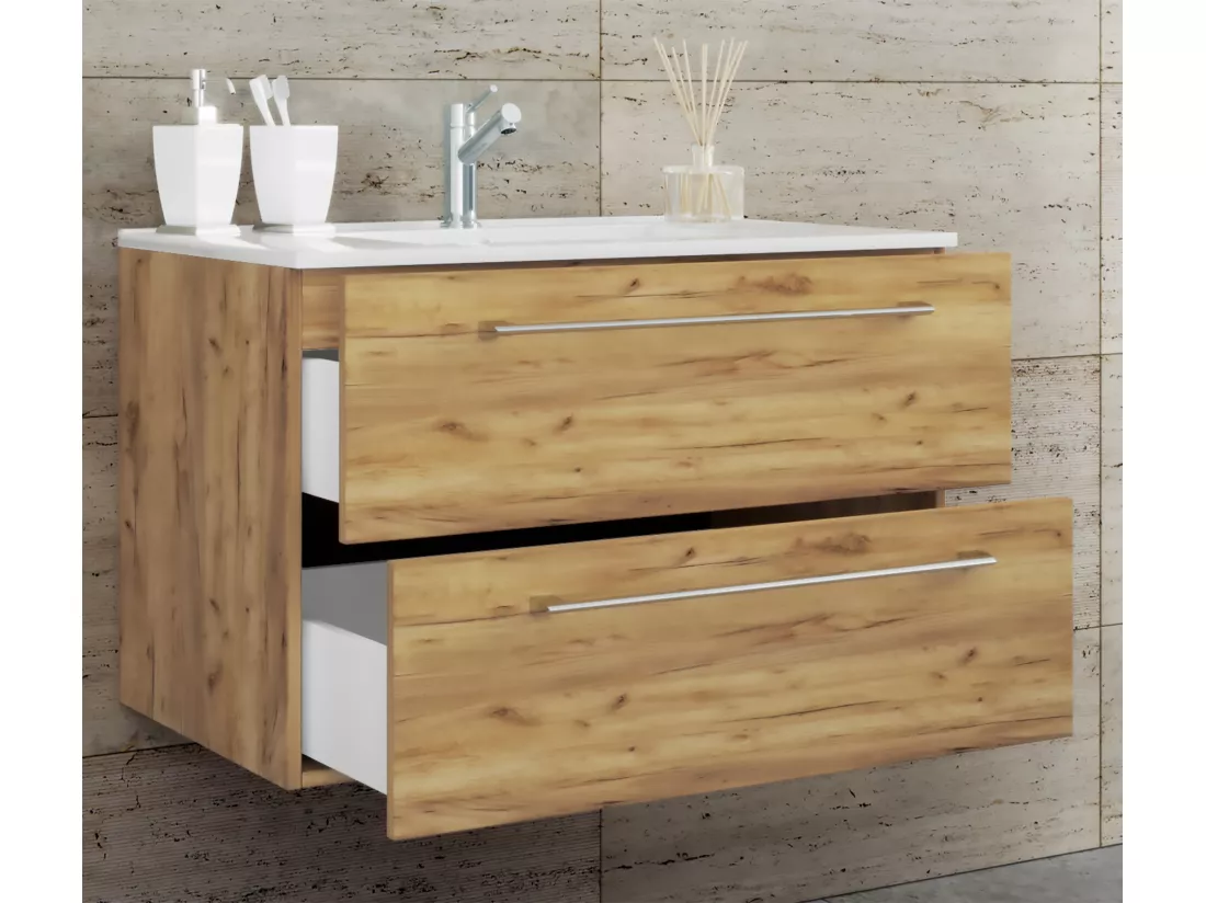 Plan de toilette 2 pièces Lavabo Badinos 2