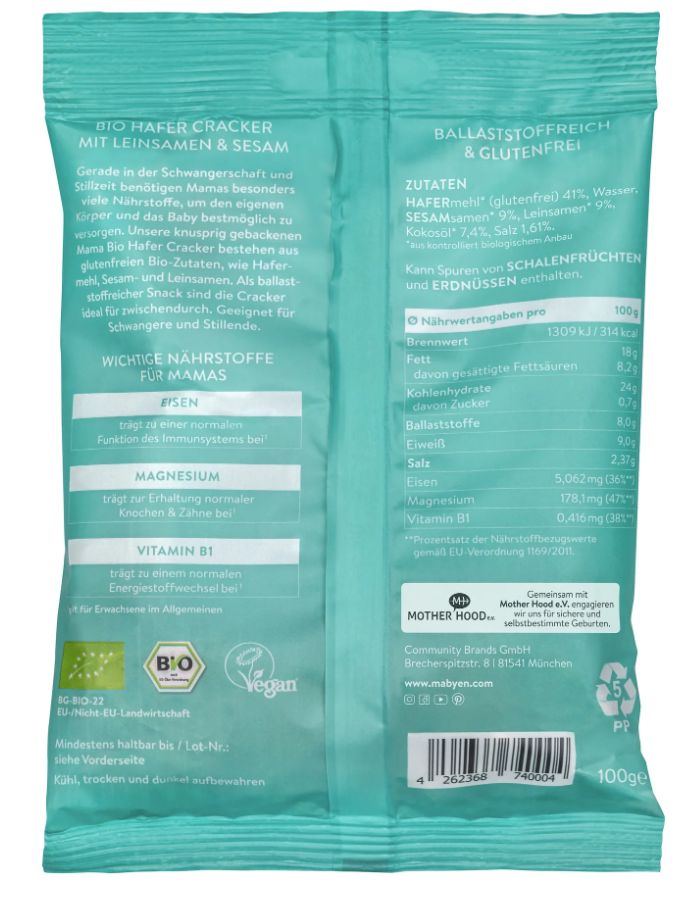 MABYEN Mama Bio Hafer-Set
