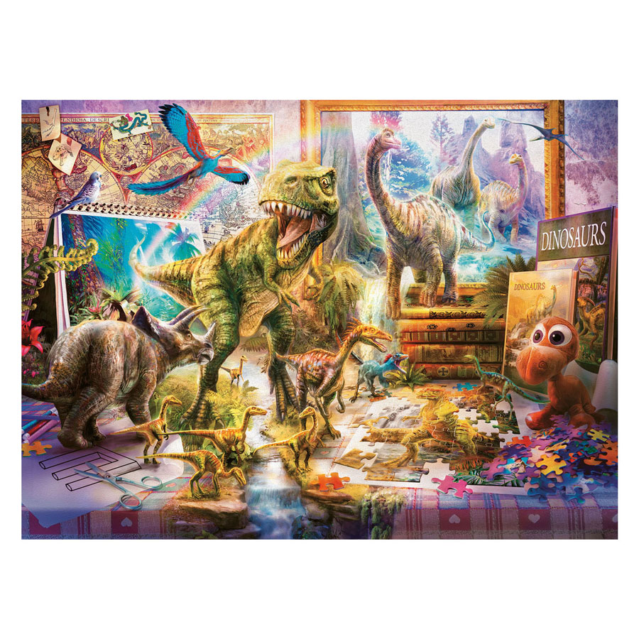 Legpuzzel XXL Dino en Speelgoed, 100st.