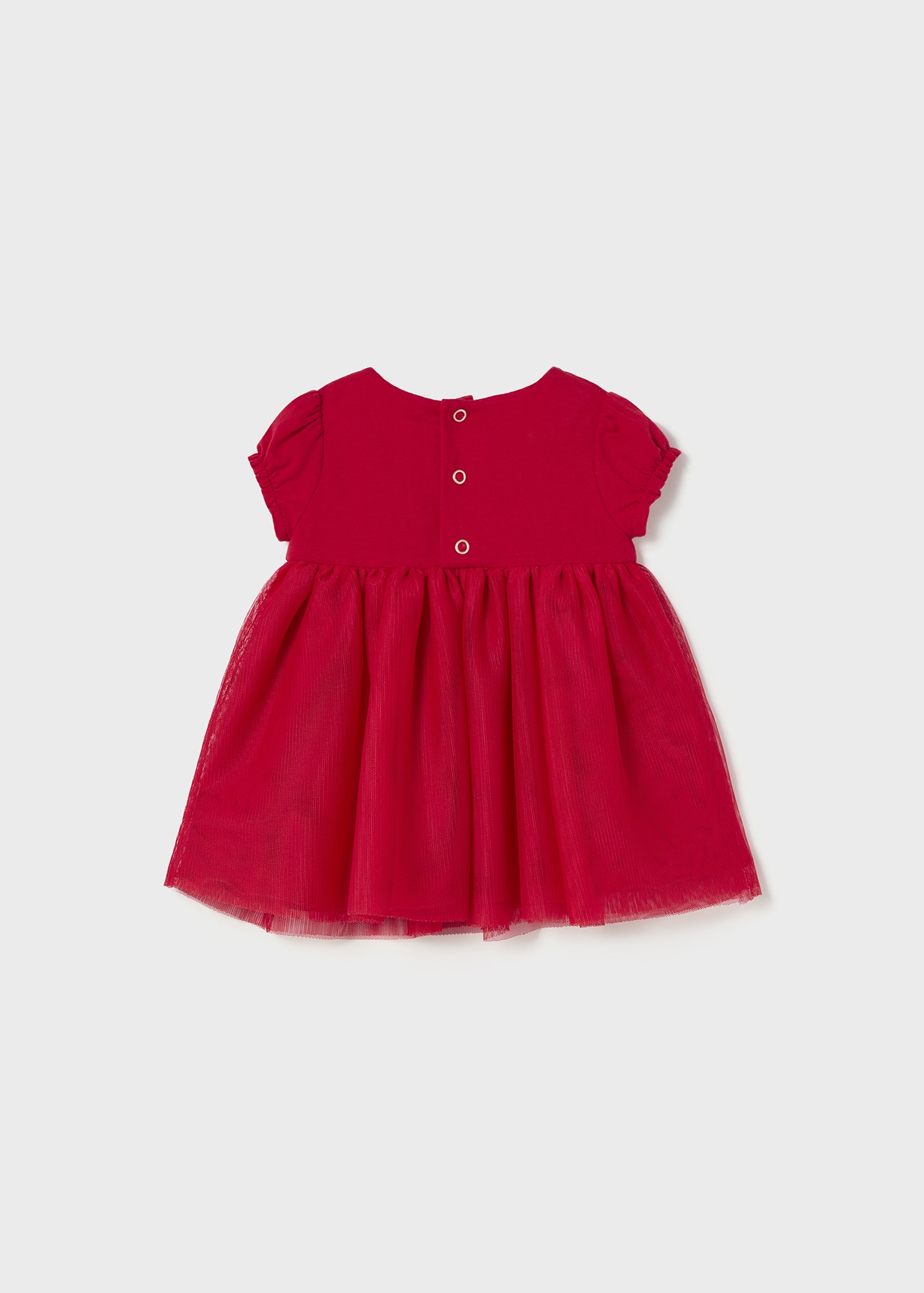 Vestido bordado para recém-nascido