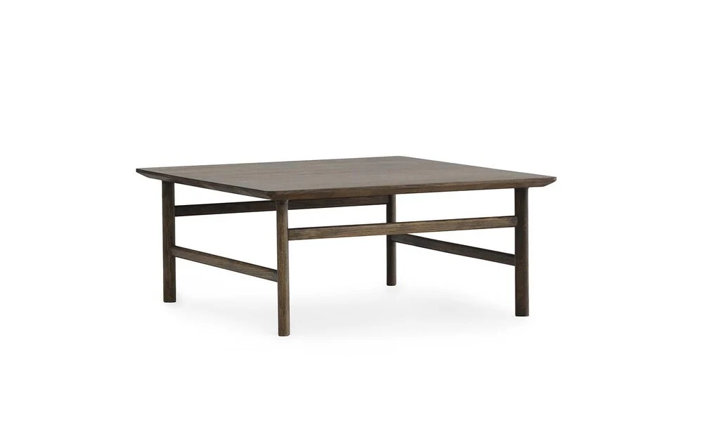 Normann Copenhagen  Grow sofabord, lakeret eg - 80x80 cm