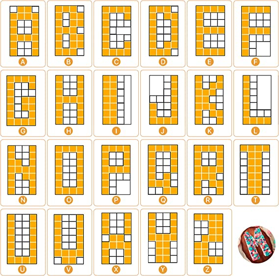(13-tlg. Set) Aluminium Kuchenform Modulierbare Torten Backform für Zahlen / Buchstaben - Silber