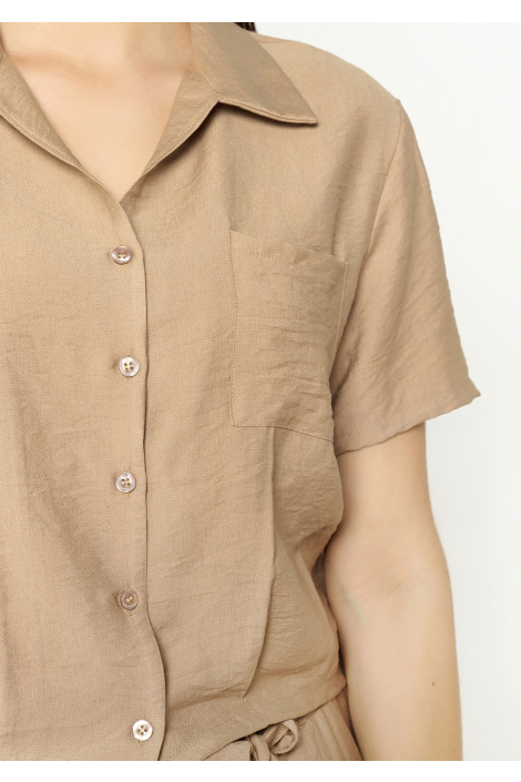 LolaLiza bruine dames blouse