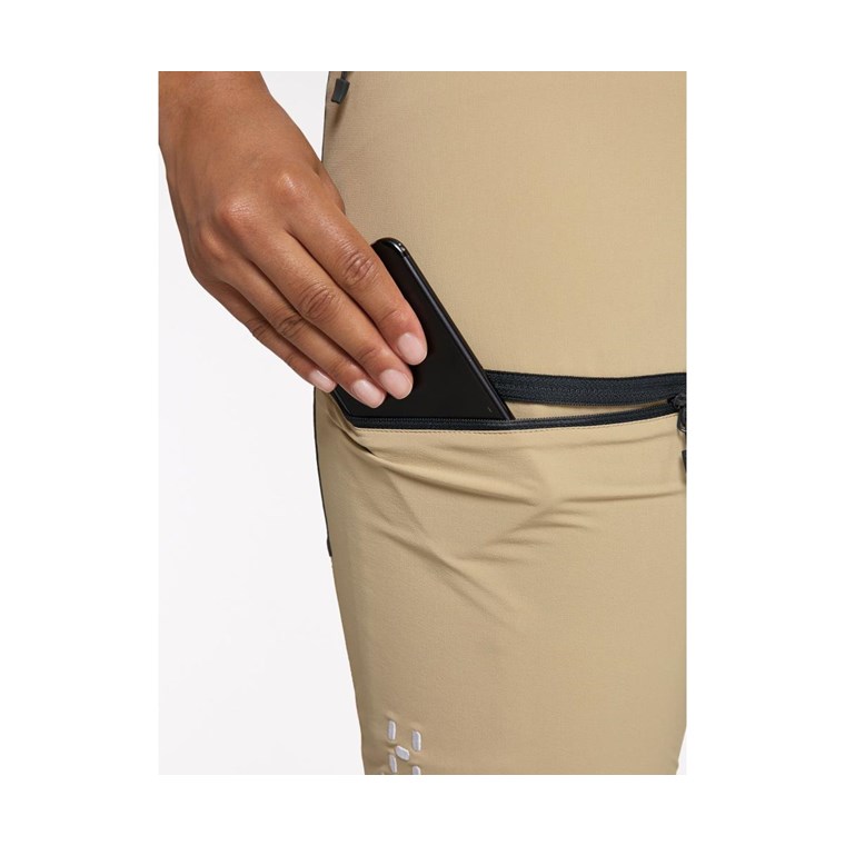 Haglöfs Mid Slim Pants Women Sand/Magnetite