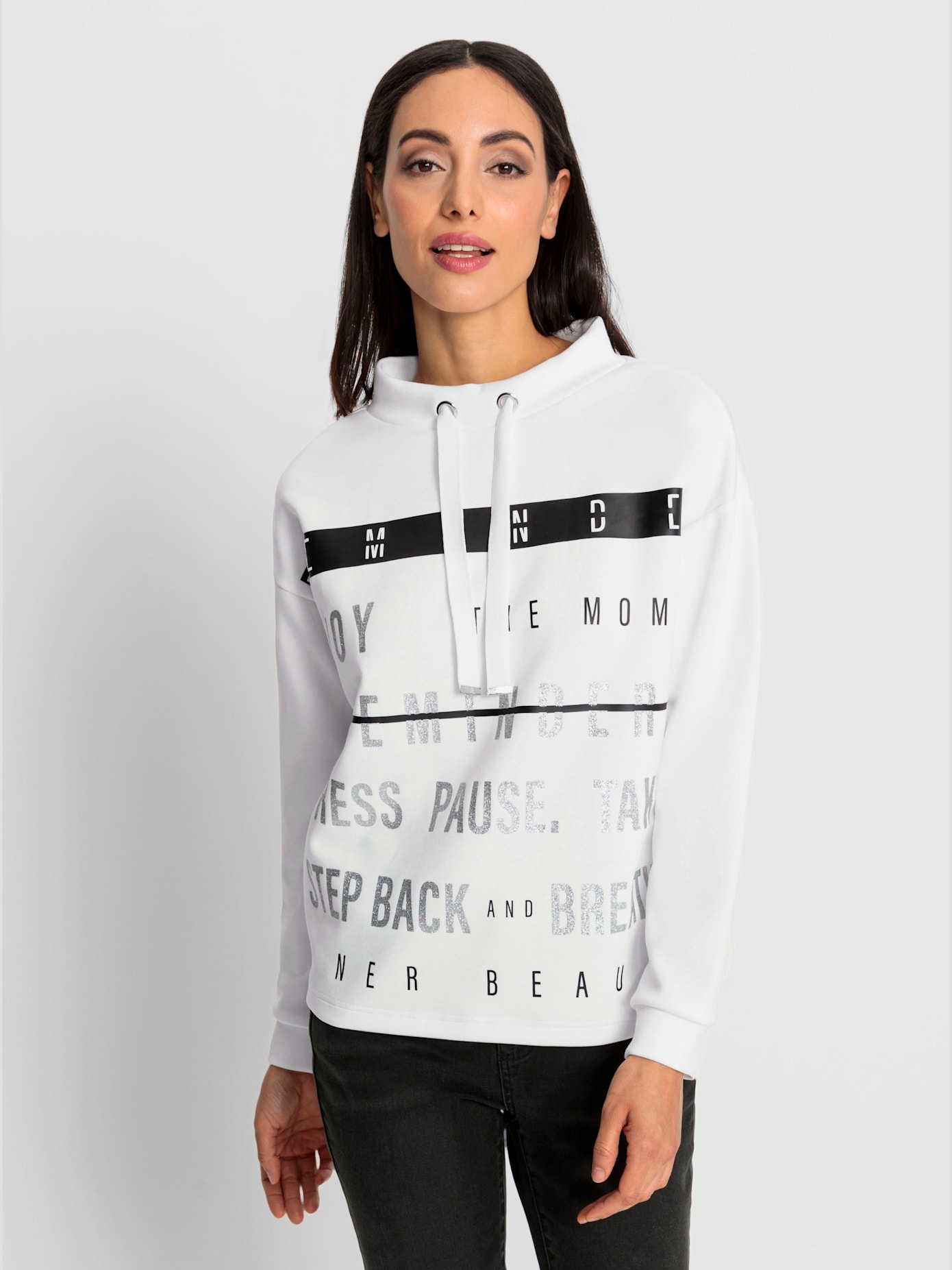 Sweat-shirt élégante inscription