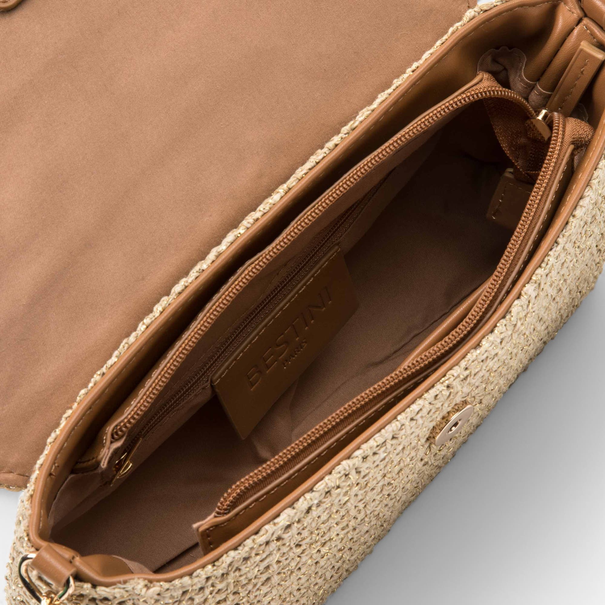 Sac bandoulière camel