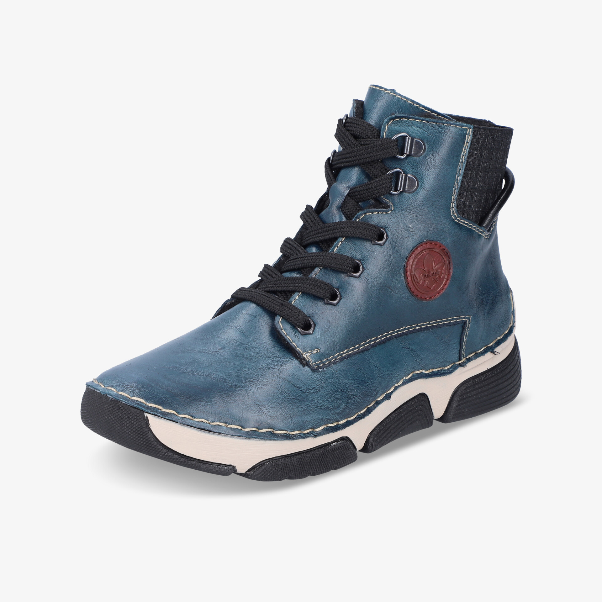 rieker Damen Schnürstiefeletten - Blau | Jetzt bei reno.de kaufen