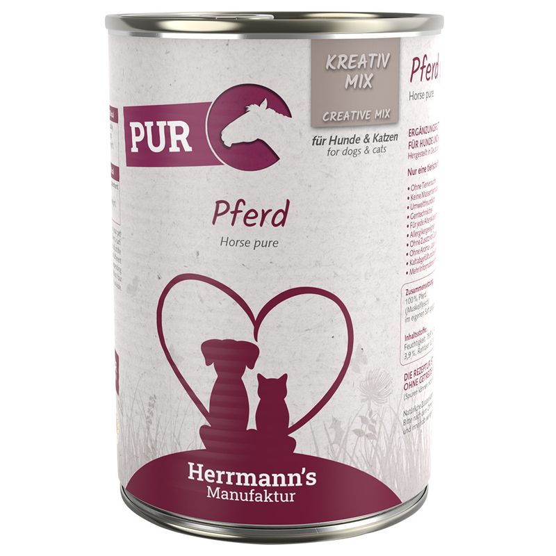 Lot Herrmann's Pure Viande Bio 24 x 400 g