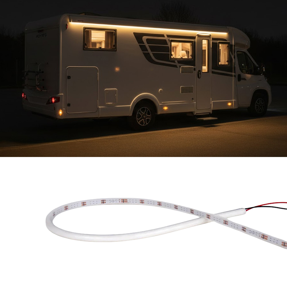 Bande LED étanche 5 m 12 V blanc chaud 620 lumens