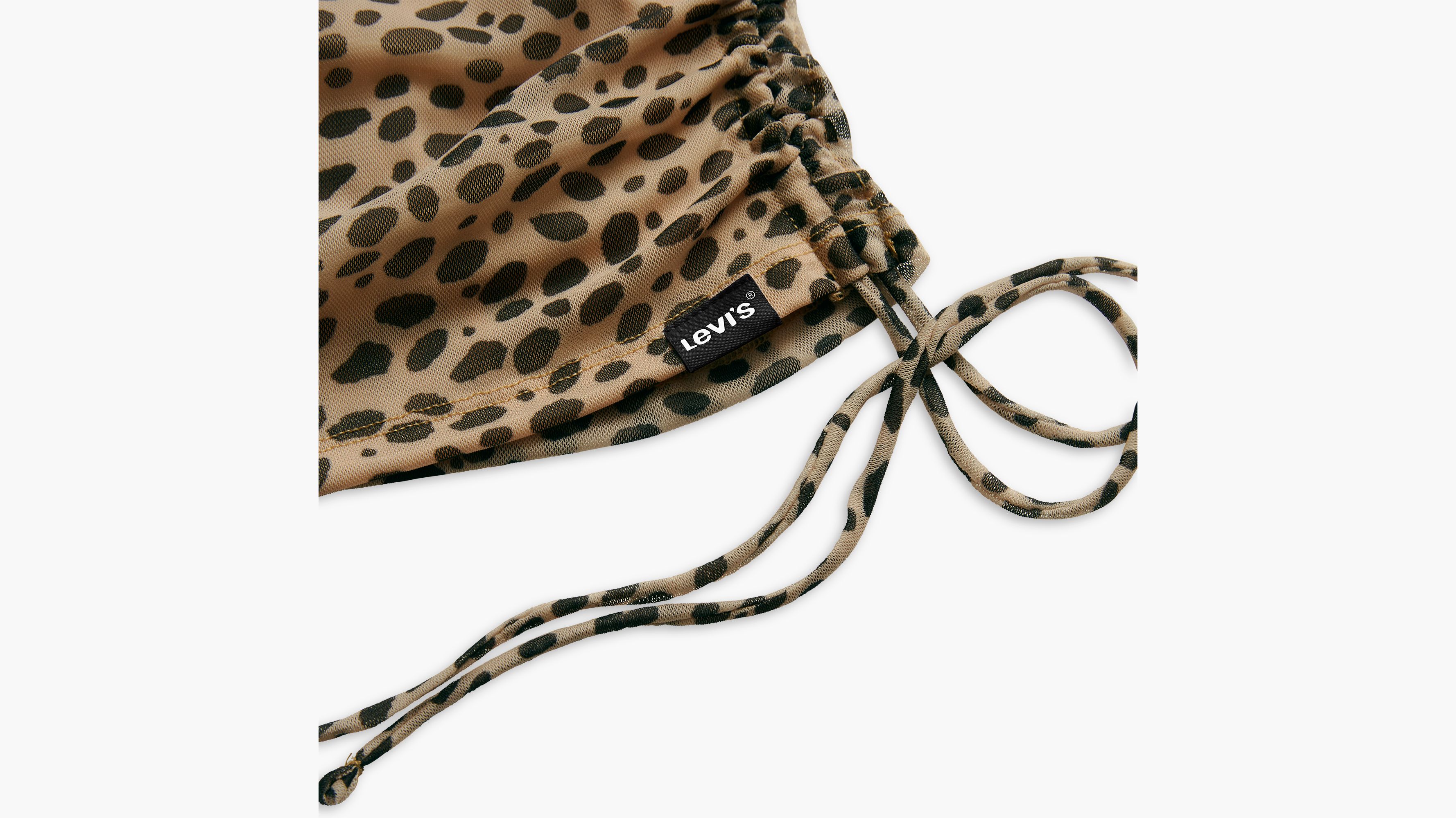Haut mesh Jewel - New Stella Leopard Almond Buff - Multicolore