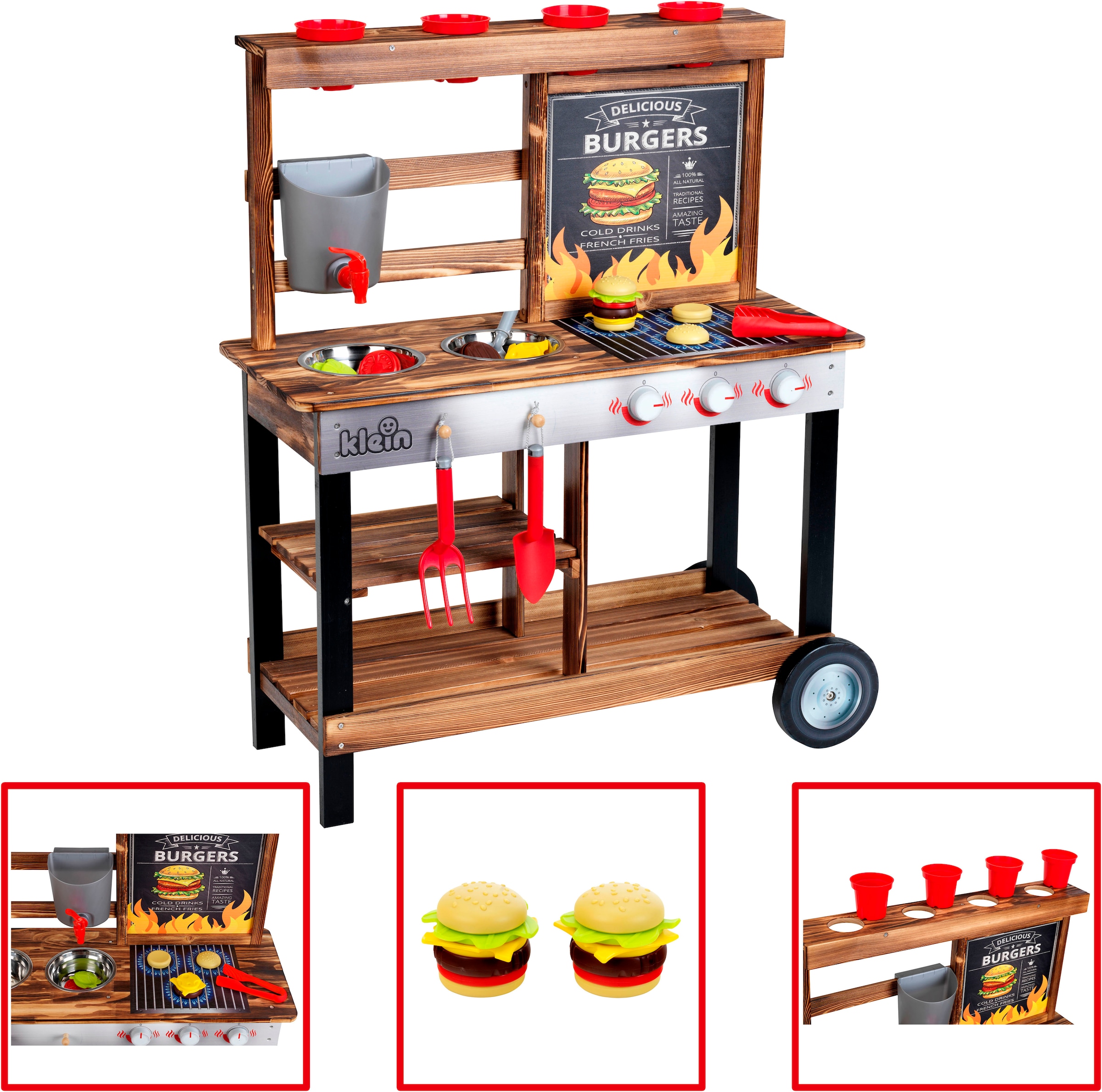 Klein Spielküche »Beach Picnic, BBQ Country Sommer Küche« FSC® - schützt Wald
