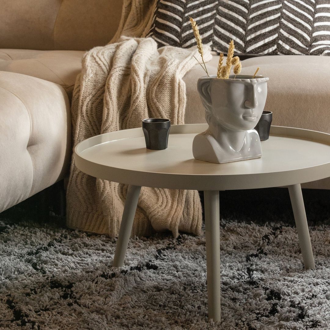 WOOOD   Mesa Beige Bijzettafel