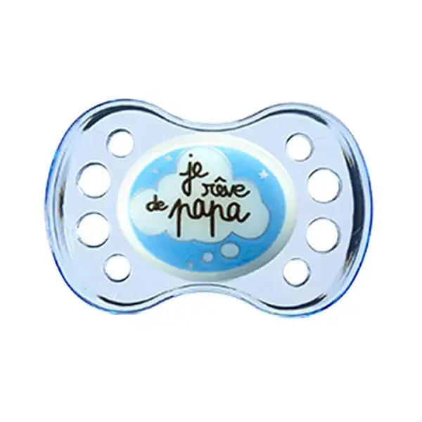 Chupeta anatômica de silicone Dodie para uso noturno, para mães com bebês a partir de 6 meses N17