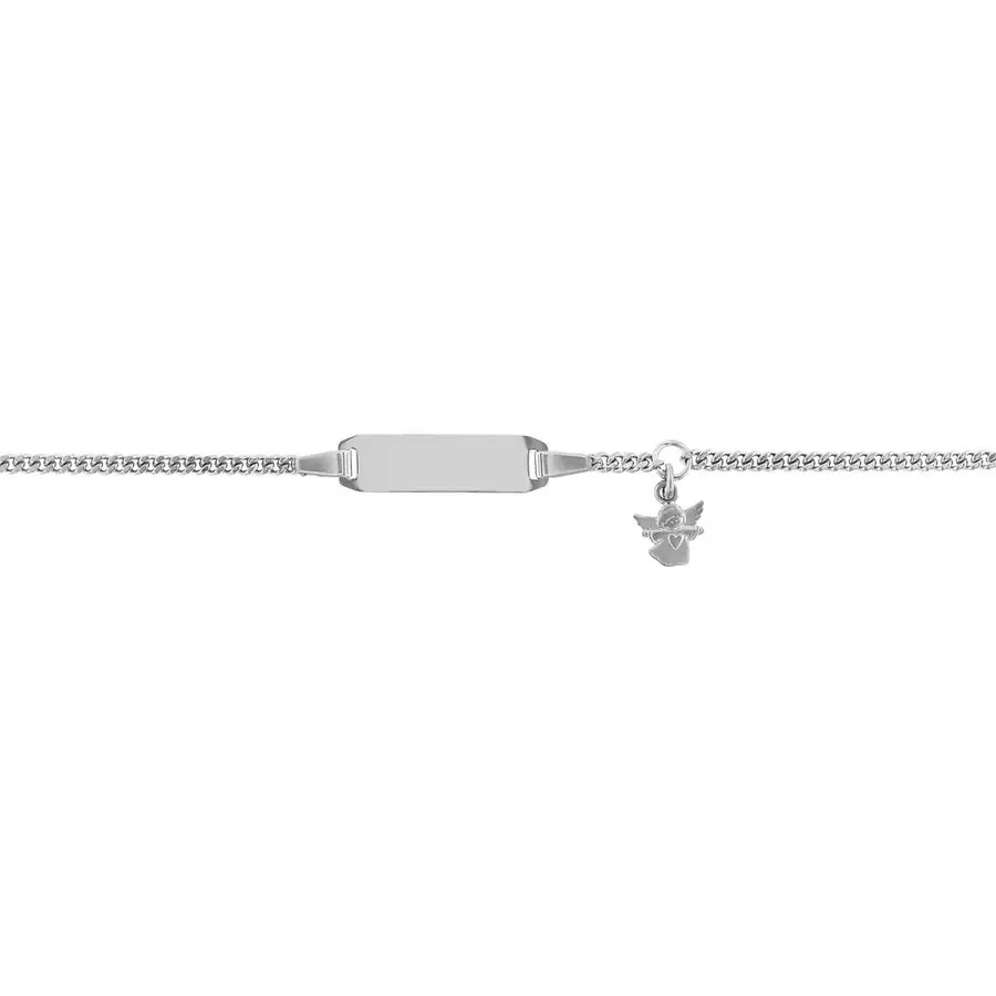 trendor Gravur-Armband für Baby und Kleinkind 925 Silber Länge 1412 cm silver