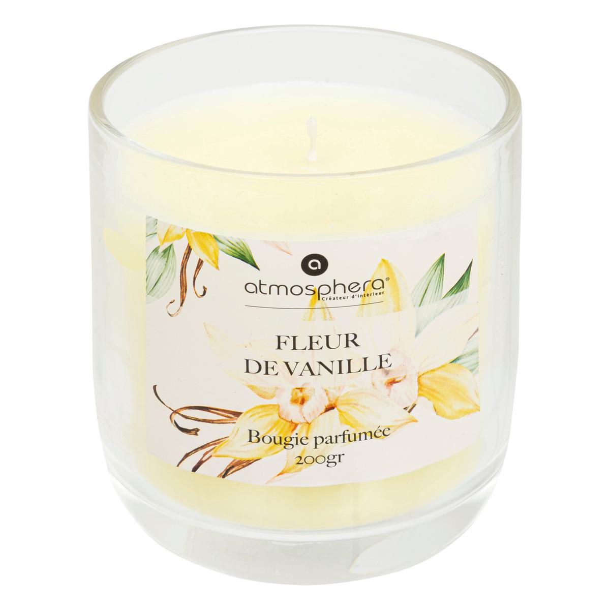 BOUGIE PARFUMEE OUDY 200G POT VERRE VANILLE