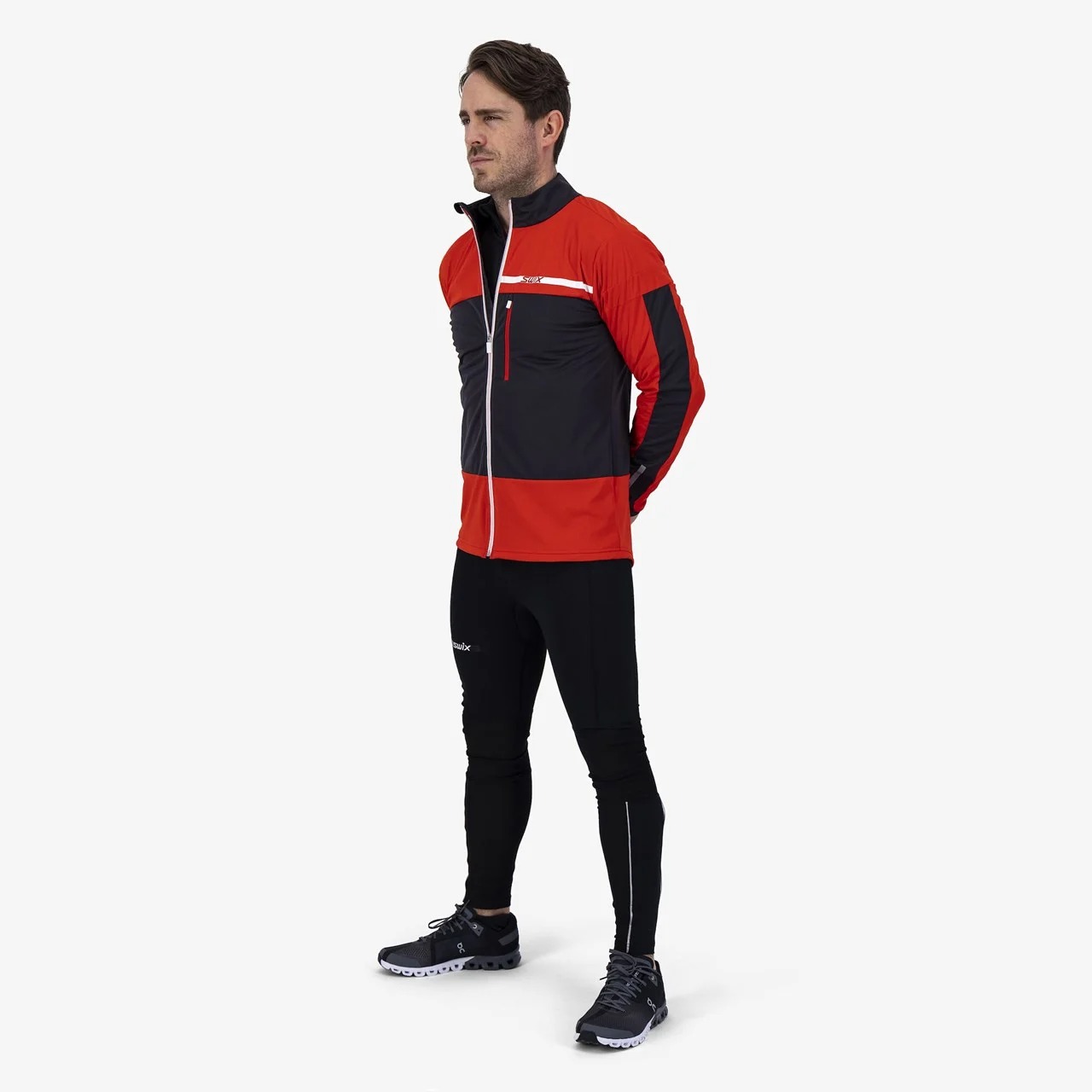 Carbon Light Softshell Jacket Herre 99992/Fiery red