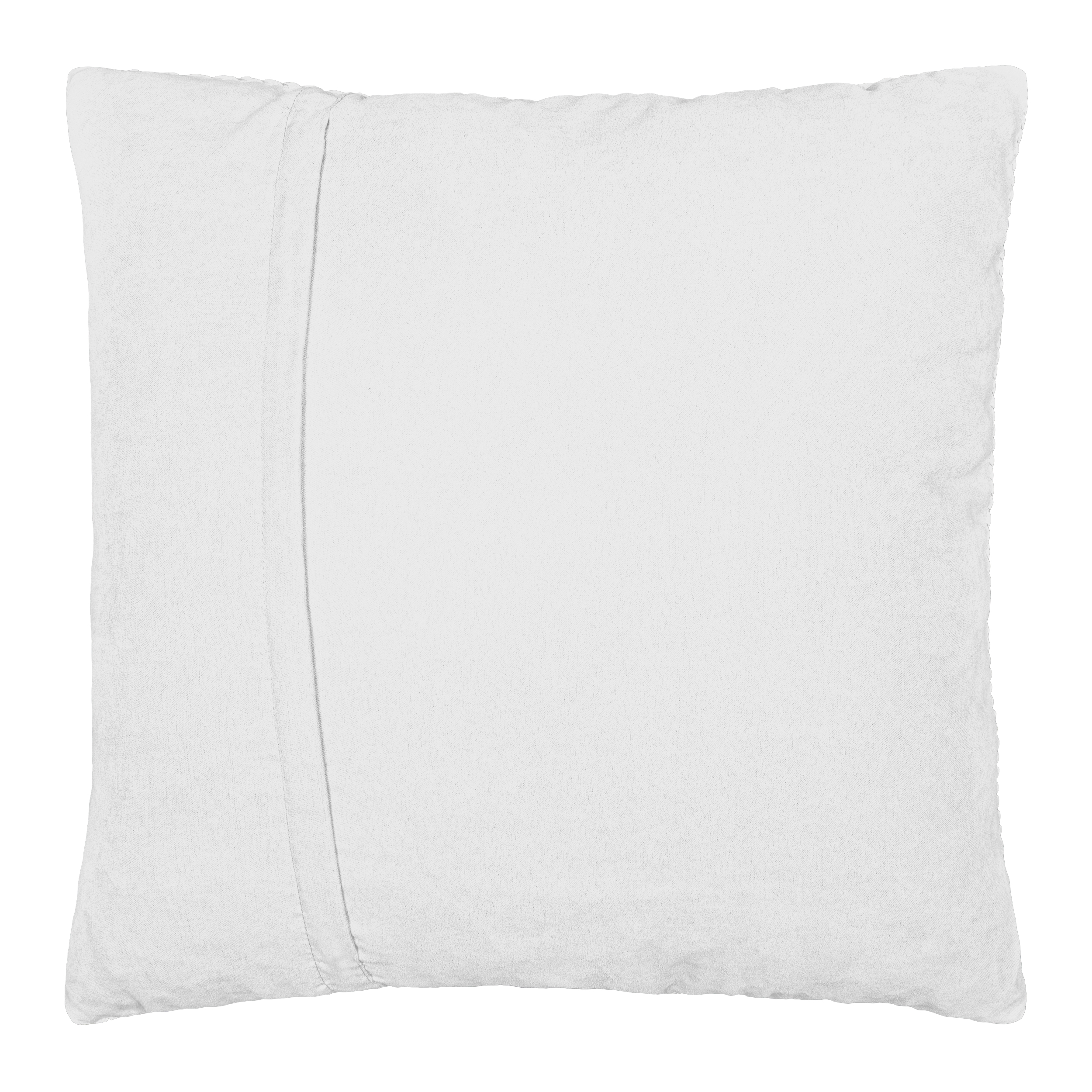 Kissen - weiß - 45x45 cm - mit Reißverschluss