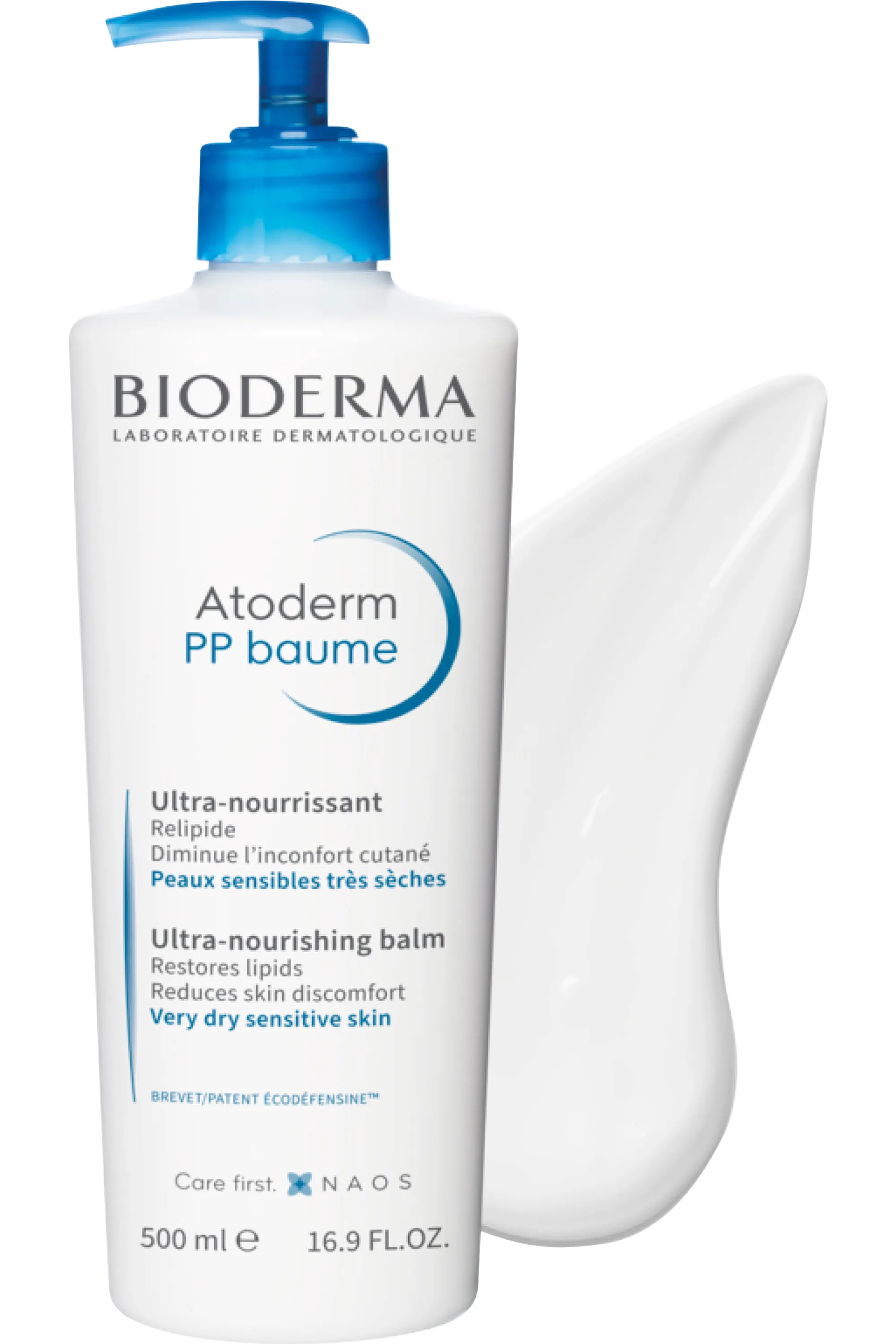 Bioderma Baume ultra-nourrissant pour peaux sensibles très sèches Atoderm PP-500 ml