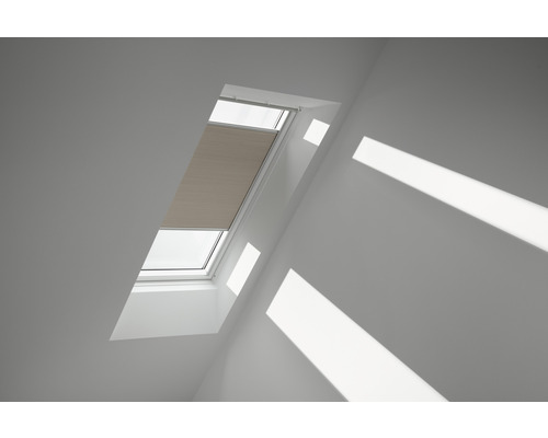Velux honingraat plisségordijn crème grijs uni handleiding FHC C02 1171S