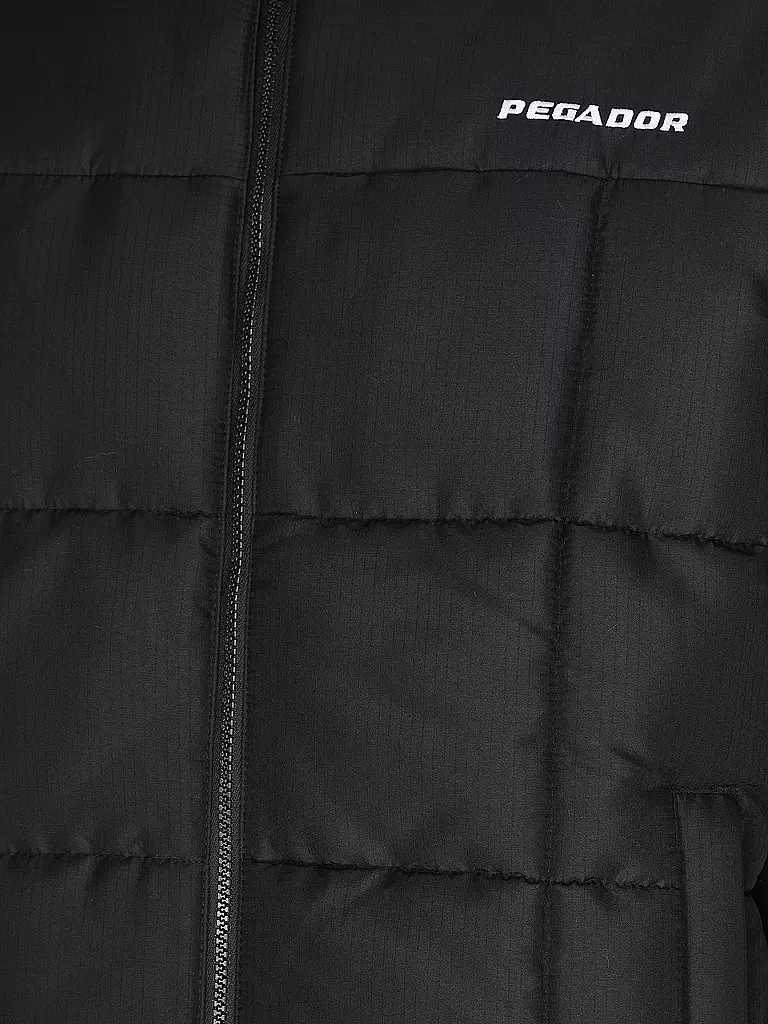 PEGADOR Steppjacke schwarz