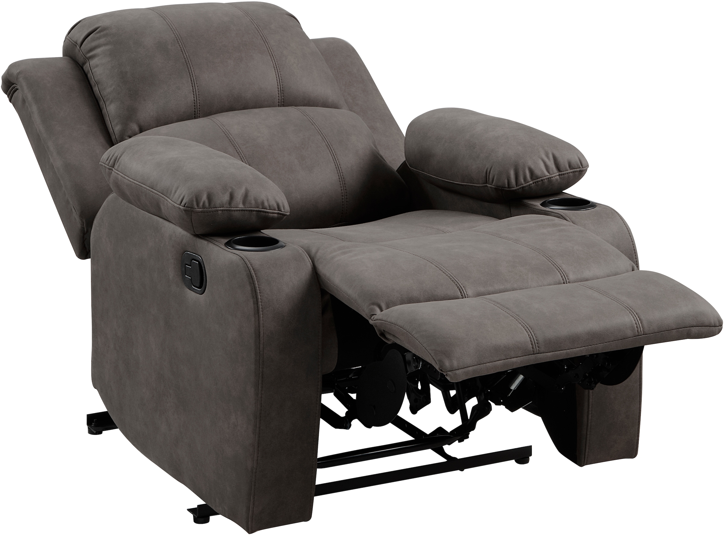 ATLANTIC home collection Relaxsessel »Cicero« mit Relaxfunktion, Federkern und Getränkehalter