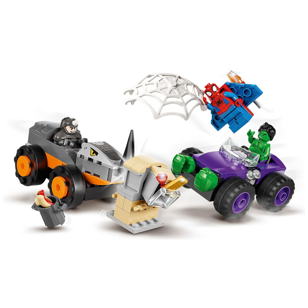 LEGO Marvel 10782 Hulk vs. Rhino Monster Truck Showdown Set