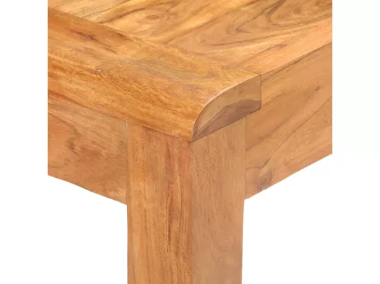 Table console 110x40x76cm Bois d'acacia massif et finition miel