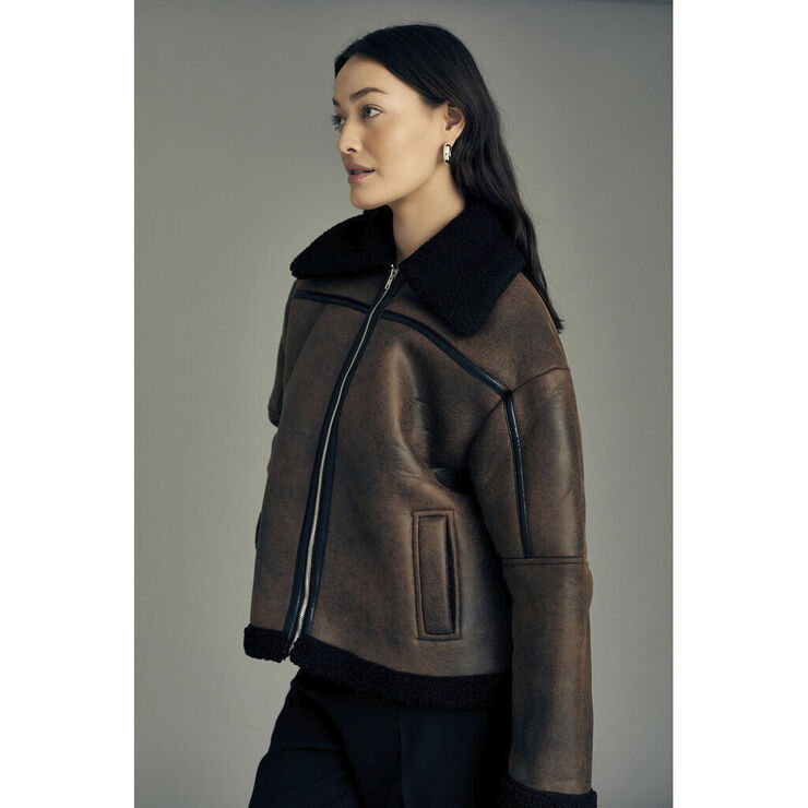 A-VIEW Alise Coat Brown