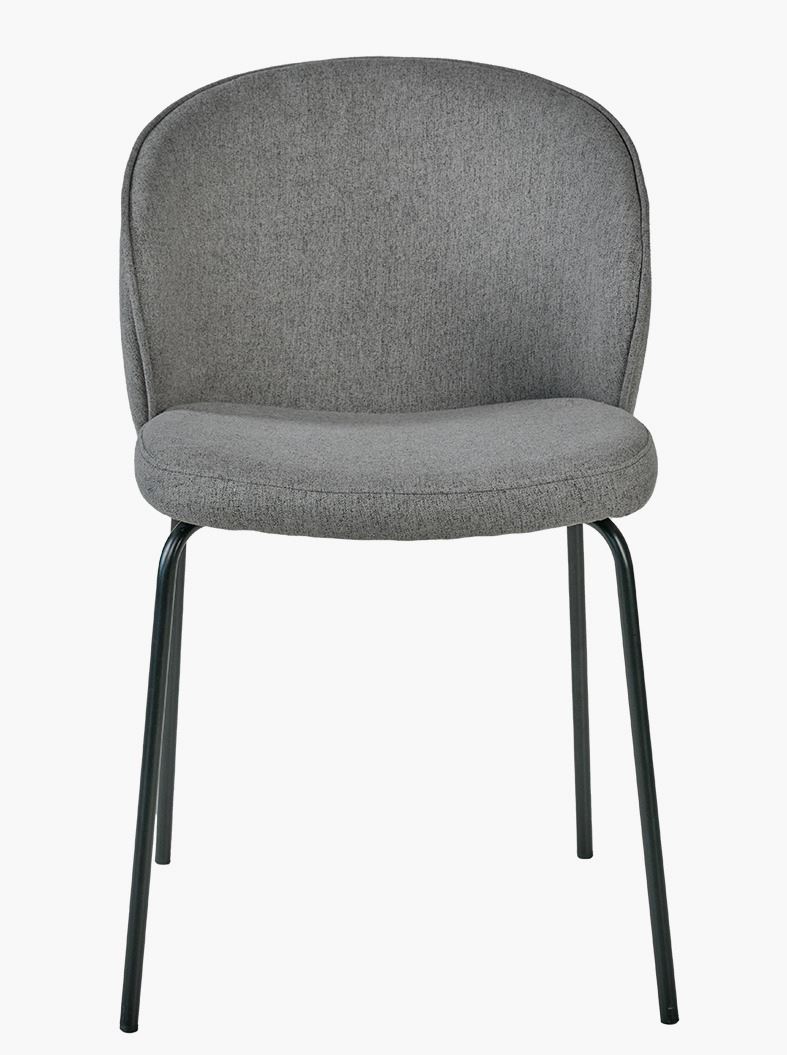 Spisestuestol grå - 57x49.5x80 cm