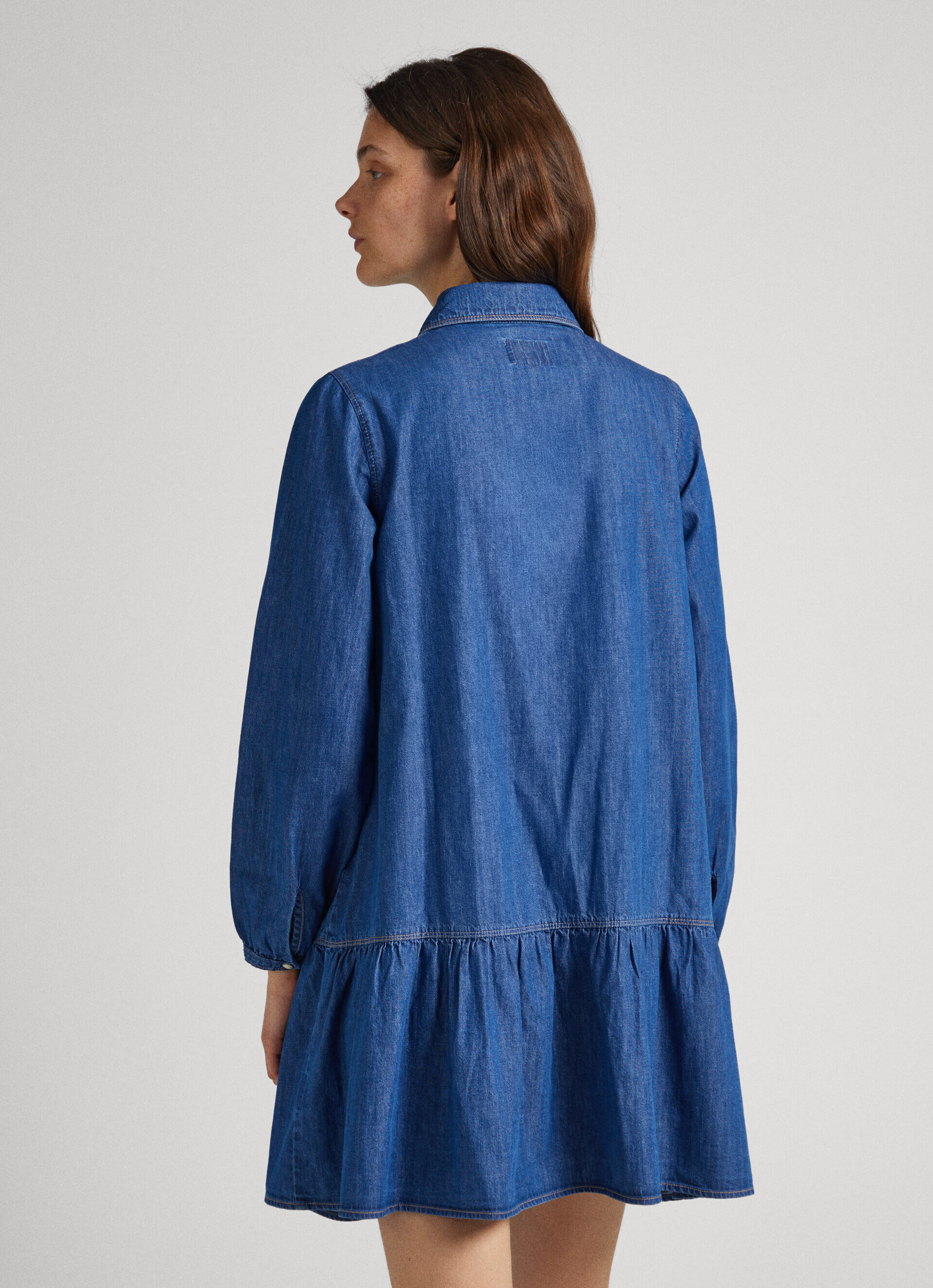 VESTIDO CAMISA JEANS - jeans