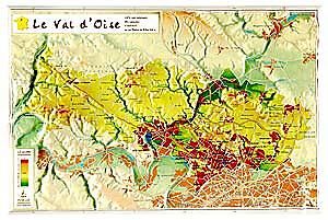 GEORELIEF - GEORELIEF D95 VAL D'OISE 21X31