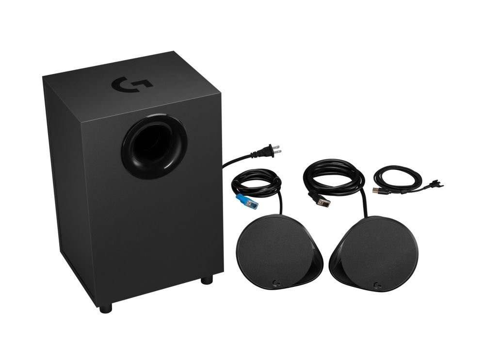 Logitech - G560 LIGHTSYNC PC Gaming Speakers