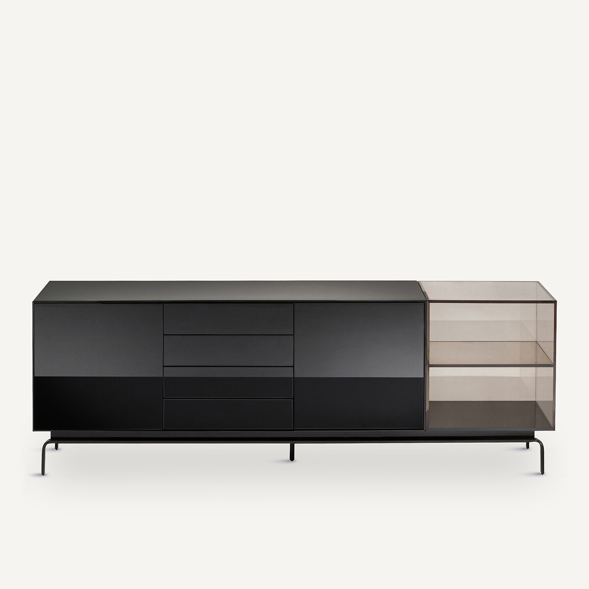 AM.PM<br>Móvel de buffet, lacado preto, Oreko