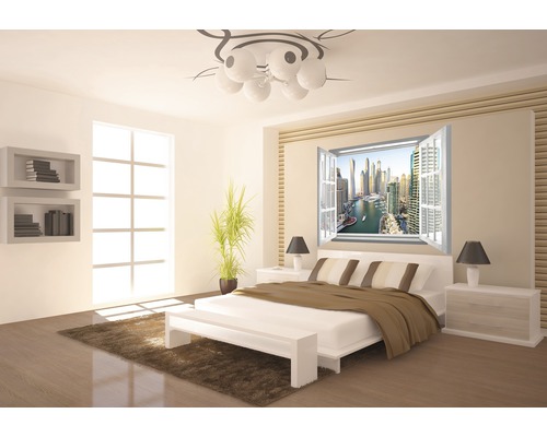 Vliesbehang 1942VEZ4XL Skyline Dubai 2-delige set 201 x 145 cm