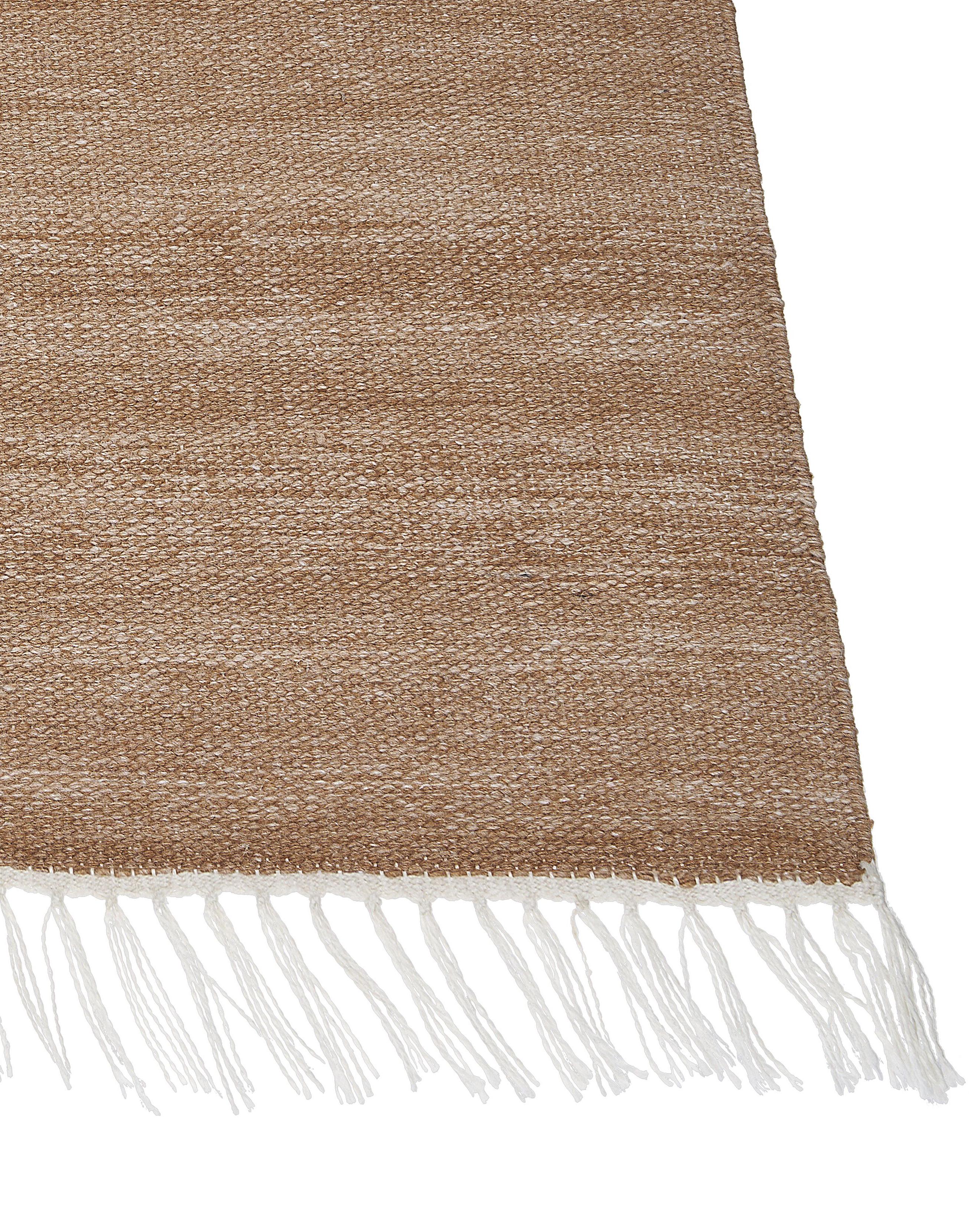 Vloerkleed MALHIA Zandbeige 160 x 230 cm