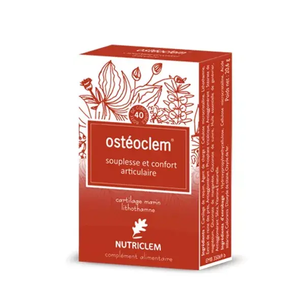 Nutriclem Osteoclem Flexibilidade e Conforto Articular 40 comprimidos