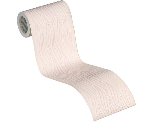 Zelfklevende rand 3841-19 Alleen rand golven roze 5 m x 13 cm