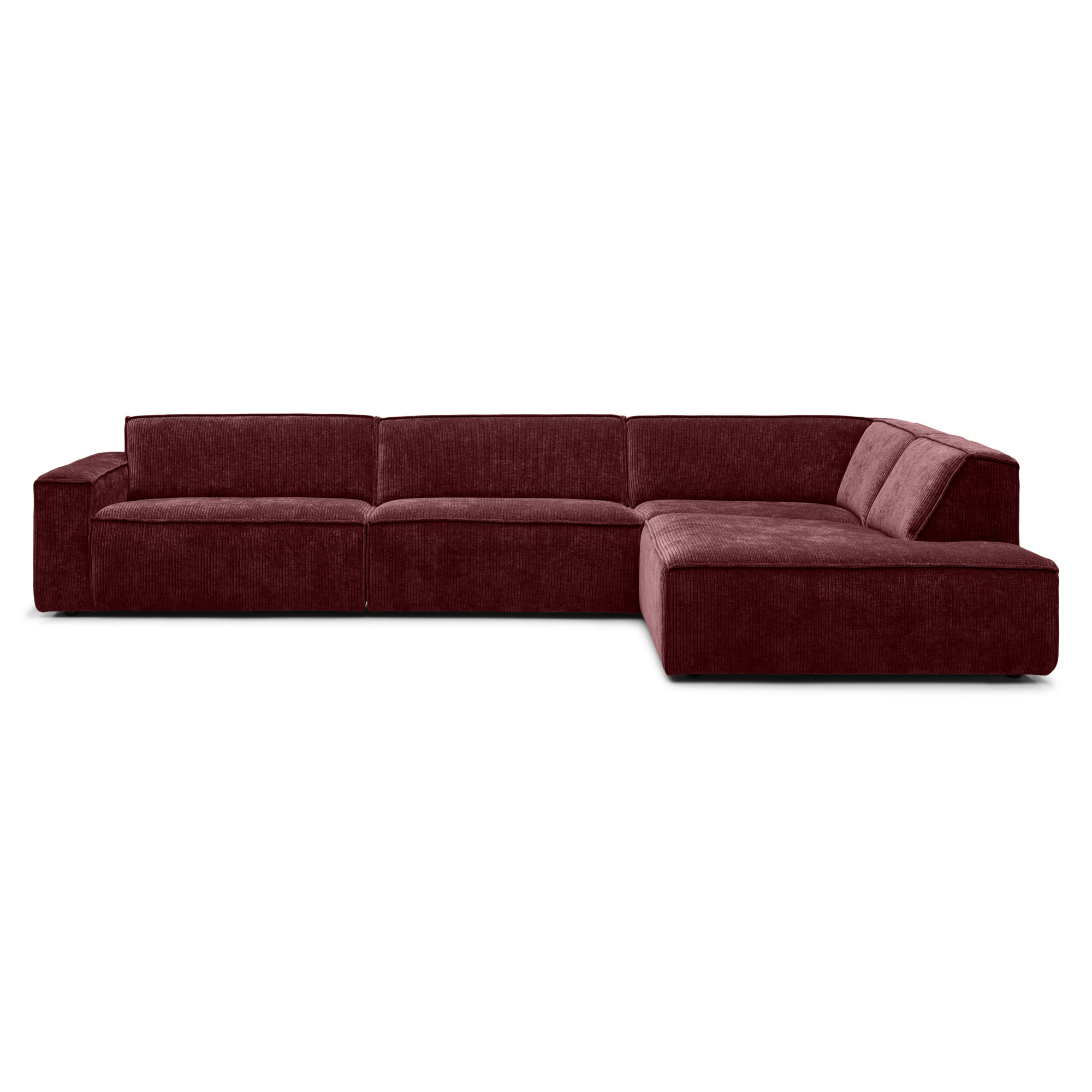 Hoekbank Floyd racer winered rechts