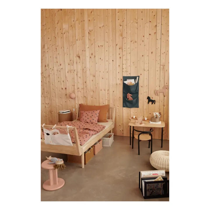 Liewood Rangement mural en coton bio Haven | Whale blue