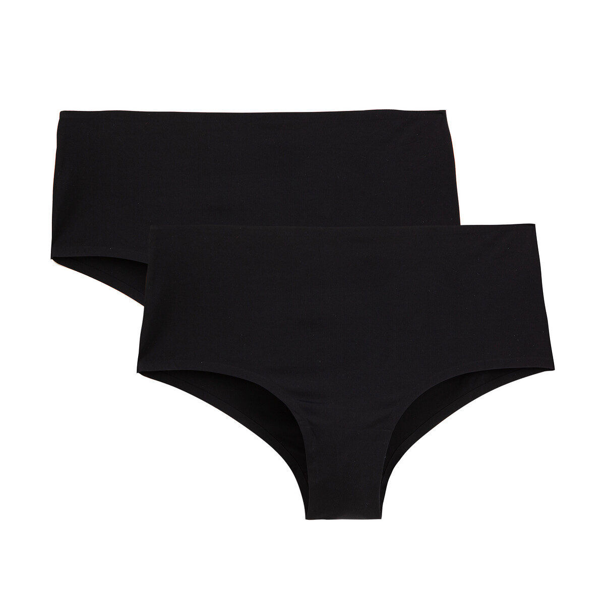COLEÇÃO LA REDOUTE<br>Conjunto de 2 calcinhas de microfibra - Invisíveis