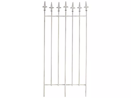 Lot de 2 Treillis - Métal - Blanc antique - Elisa