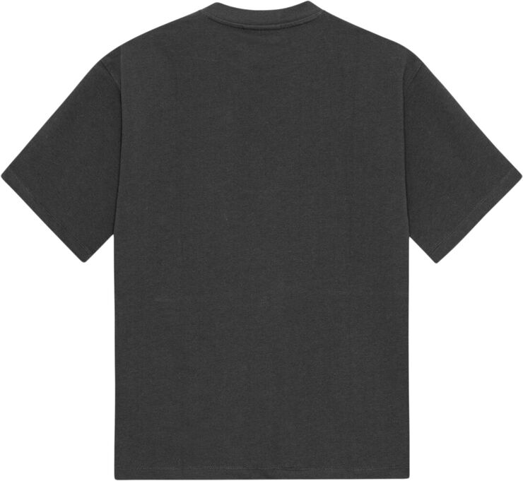 Ganni Heavy Cotton Drop Shoulder Heart T- Phantom