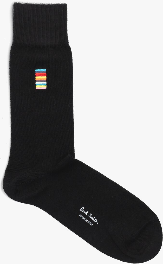 PAUL SMITH zwarte paul smith sokken men sock alfie sign emb