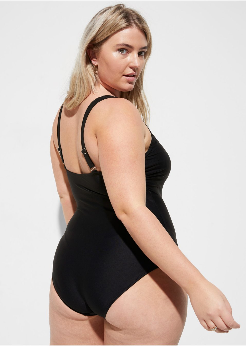 Maillot 1 pièce sculptant en polyamide recyclé, maintien fort